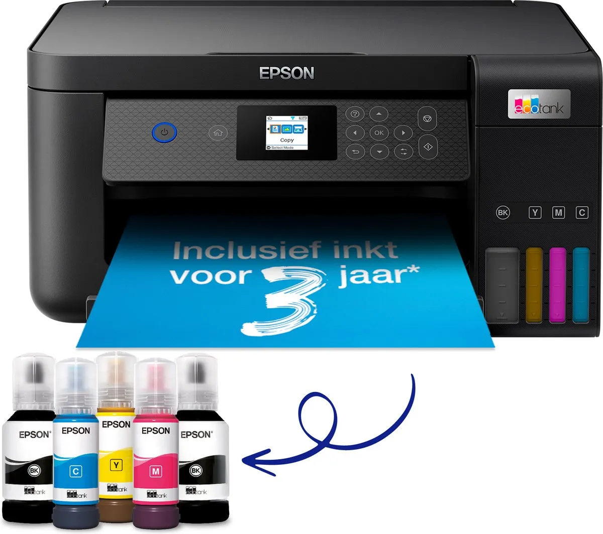 Epson EcoTank ET-2850 All-In-One Printer - Zwart