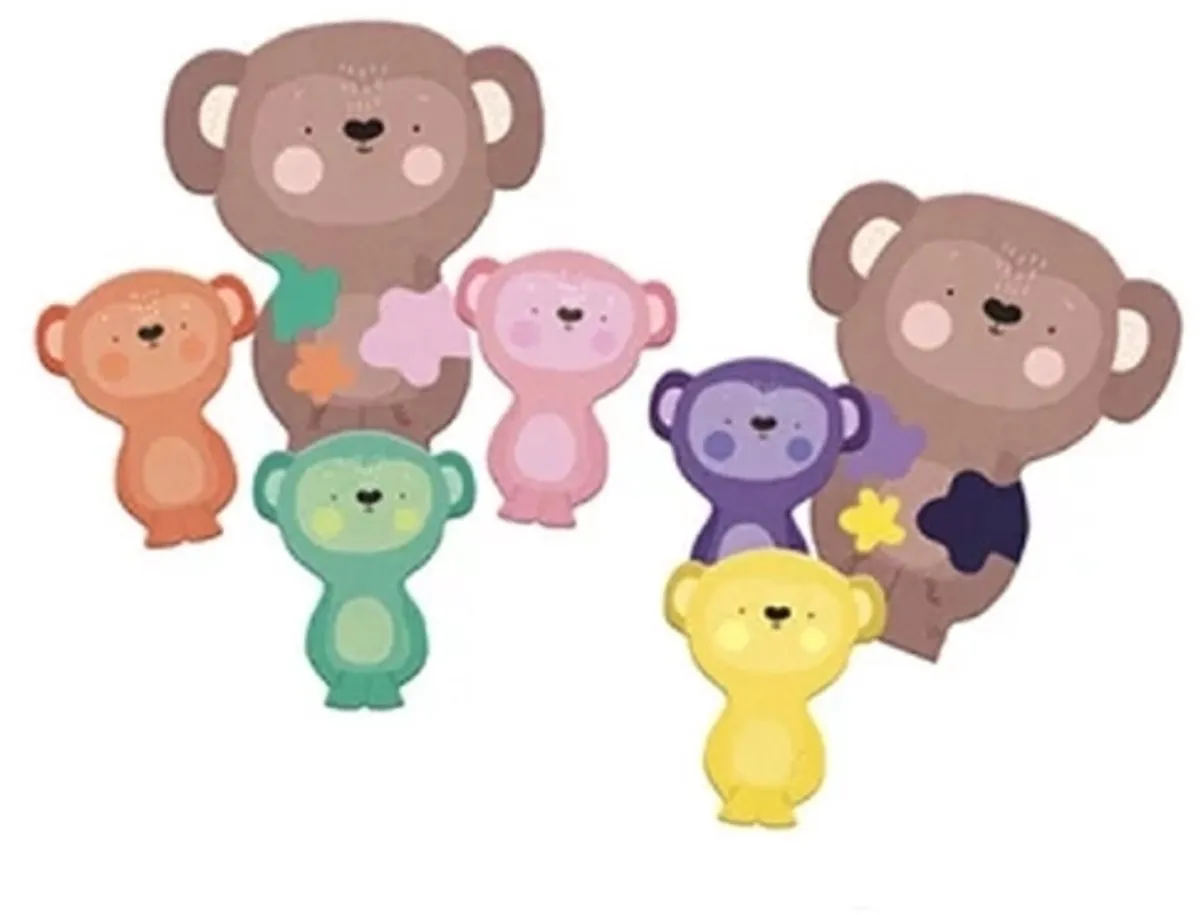 Djeco Primo Ludo Kleuren Leren - 3 Apentjes Multi