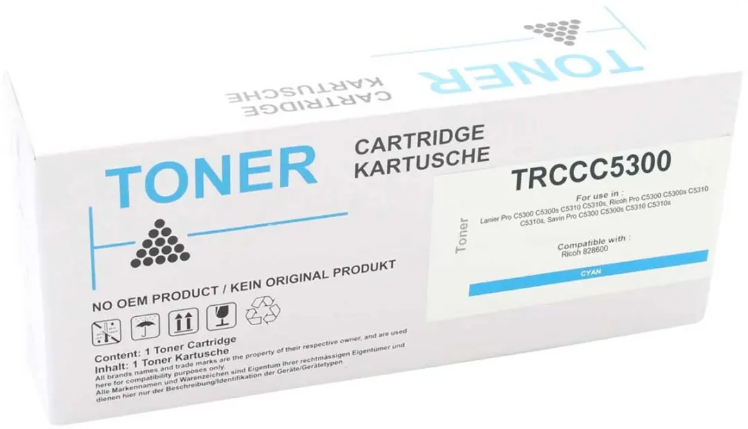 Ricoh C5310S Compatible Toner Cyaan 26.000 Pagina's