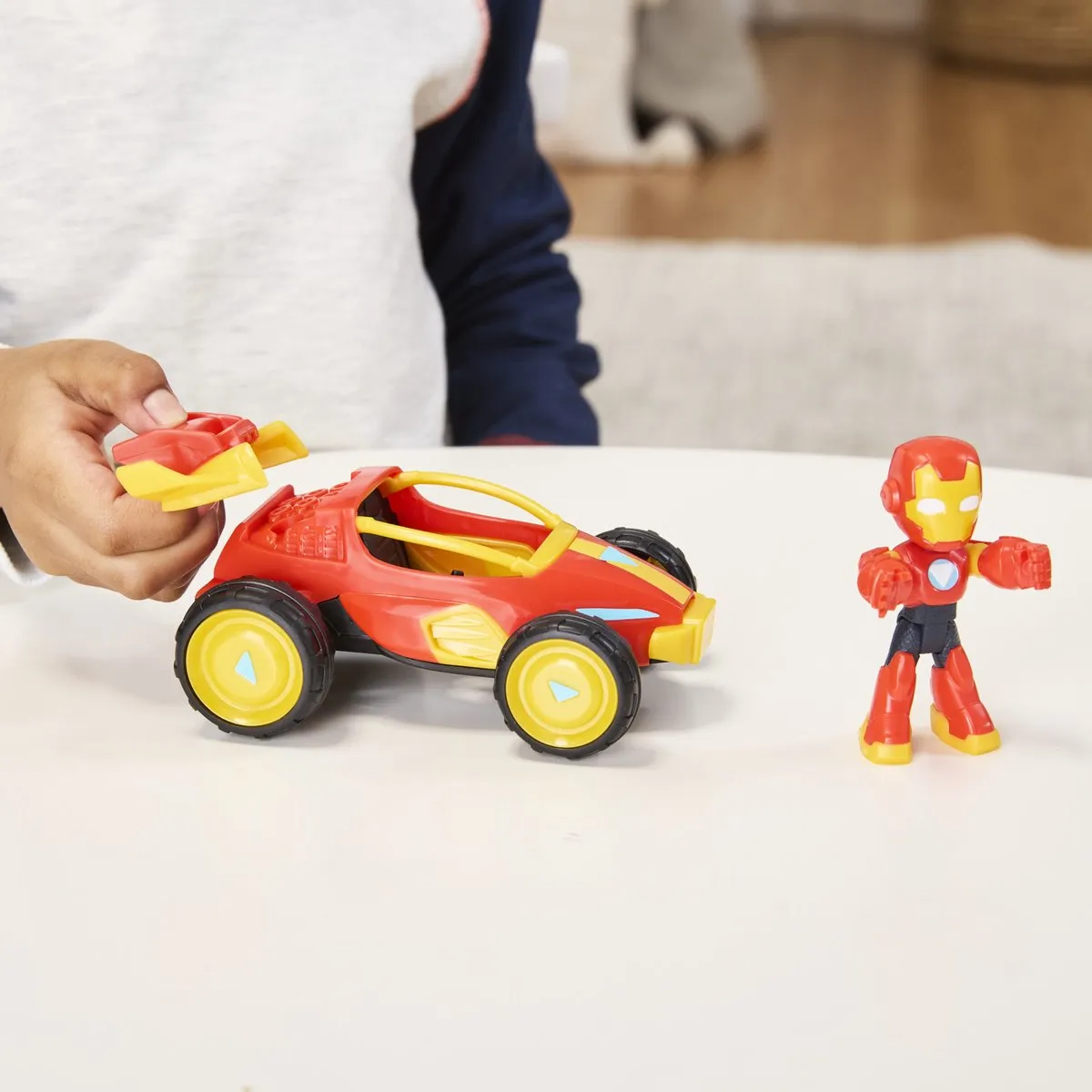 Hasbro Marvel Iron Man Iron Racer G1471 - Actiefiguur Voertuig - Multi - afbeelding 6 van 6