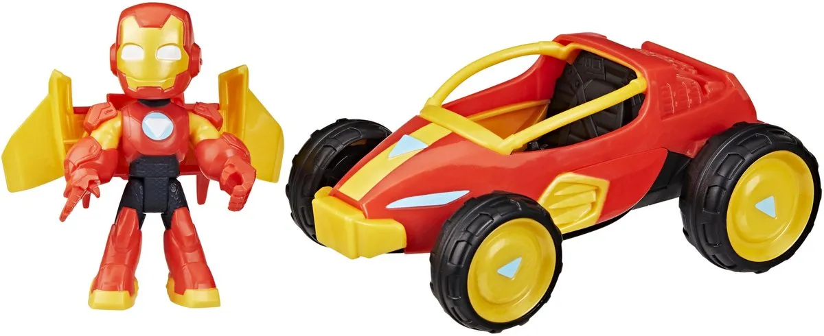 Hasbro Marvel Iron Man Iron Racer G1471 - Actiefiguur Voertuig - Multi