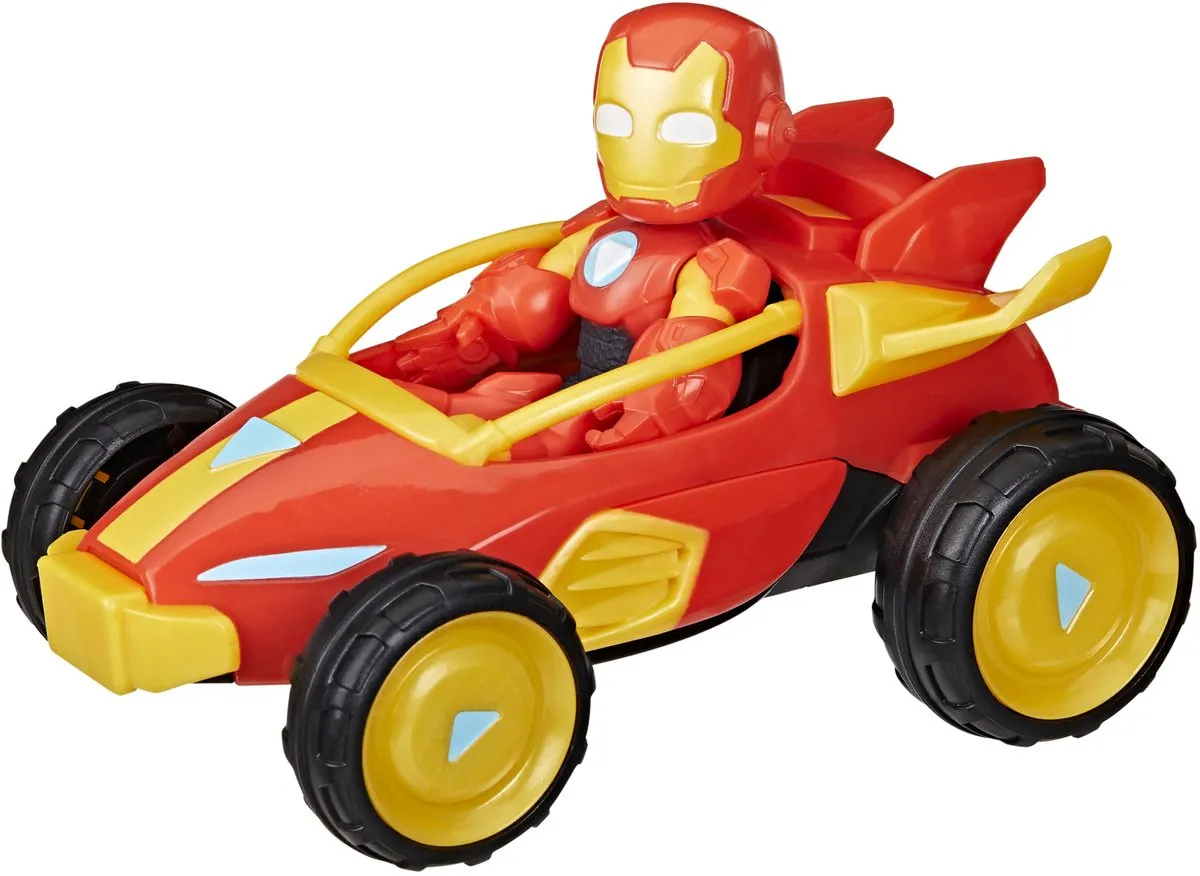 Hasbro Marvel Iron Man Iron Racer G1471 - Actiefiguur Voertuig - Multi