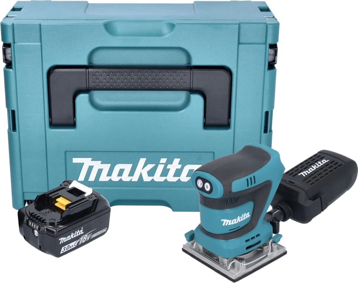 Makita DBO 484 F1J Excentrische Schuurmachine 18V - 11.000 r/min - 3,0 Ah