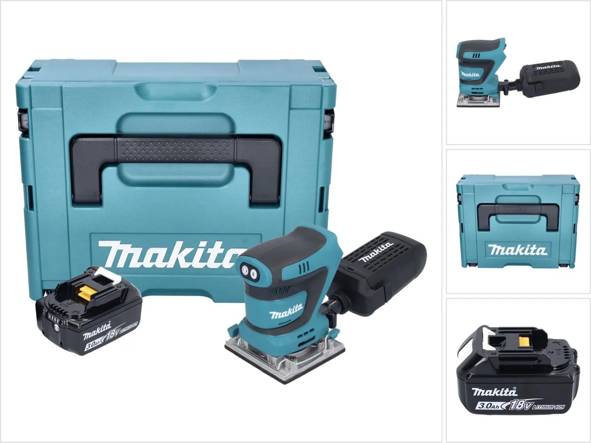 Makita DBO 484 F1J Excentrische Schuurmachine 18V