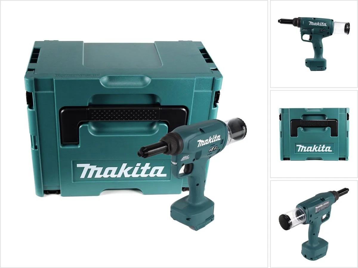 Makita DRV250ZJ Accu Blindklinknageltang 18V
