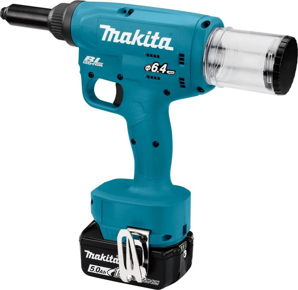Makita DRV250ZJ Accu Blindklinknageltang 18V - Nagels