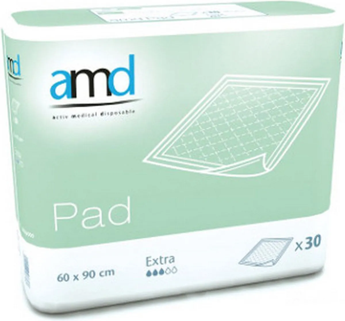AMD Pad Extra Topper 60x90cm - 30 Stuks