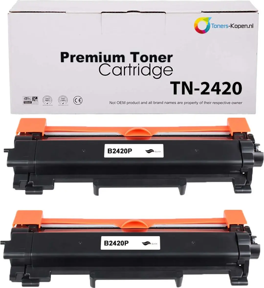 Brother TN-2420 Toner Zwart - 2-pack 12.000 Pagina's