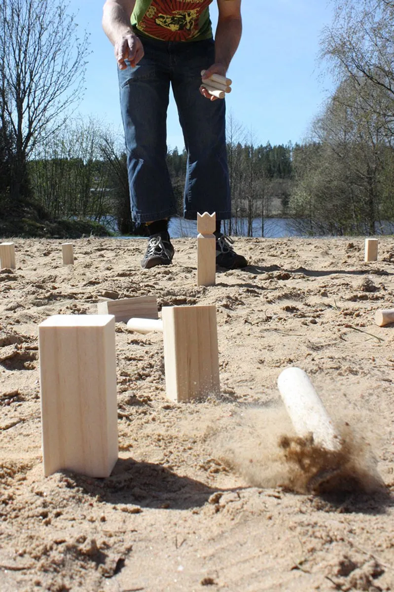 Tactic Kubb Origineel Zweeds Werpspel - Grenenhout