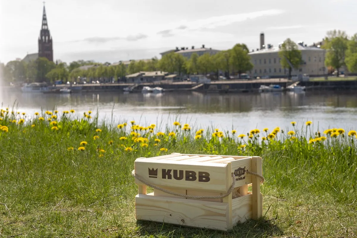 Tactic Kubb Origineel Zweeds Werpspel - Grenenhout