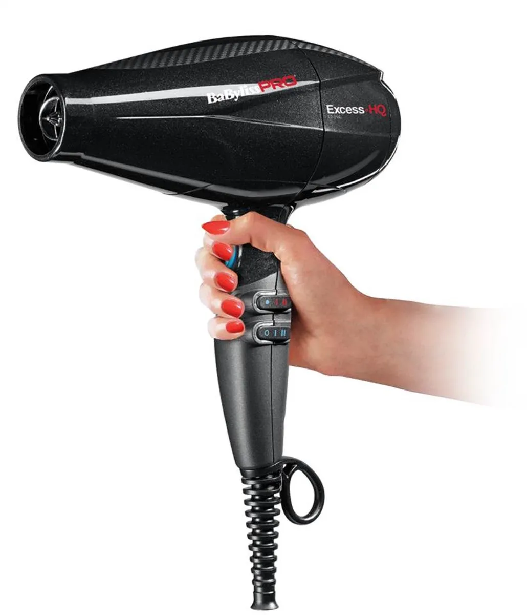 Babyliss Pro Excess-HQ Haardroger 2600W - Zwart