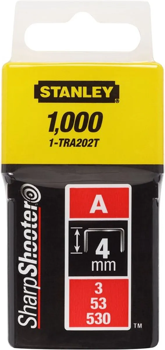 Stanley Nieten Type A 4mm - 1000 Stuks