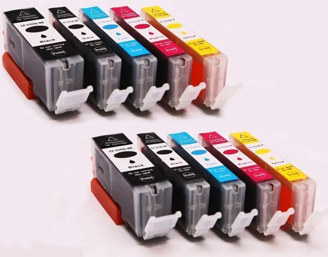 Canon 0331C001 Inktcartridge Multipack - 10 Stuks (4xZwart/2xCyaan/2xMagenta/2xGeel)