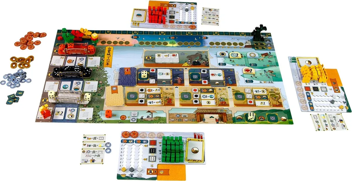 999 Games Het Witte Kasteel van Himeji Tactisch Bordspel - 4 Spelers