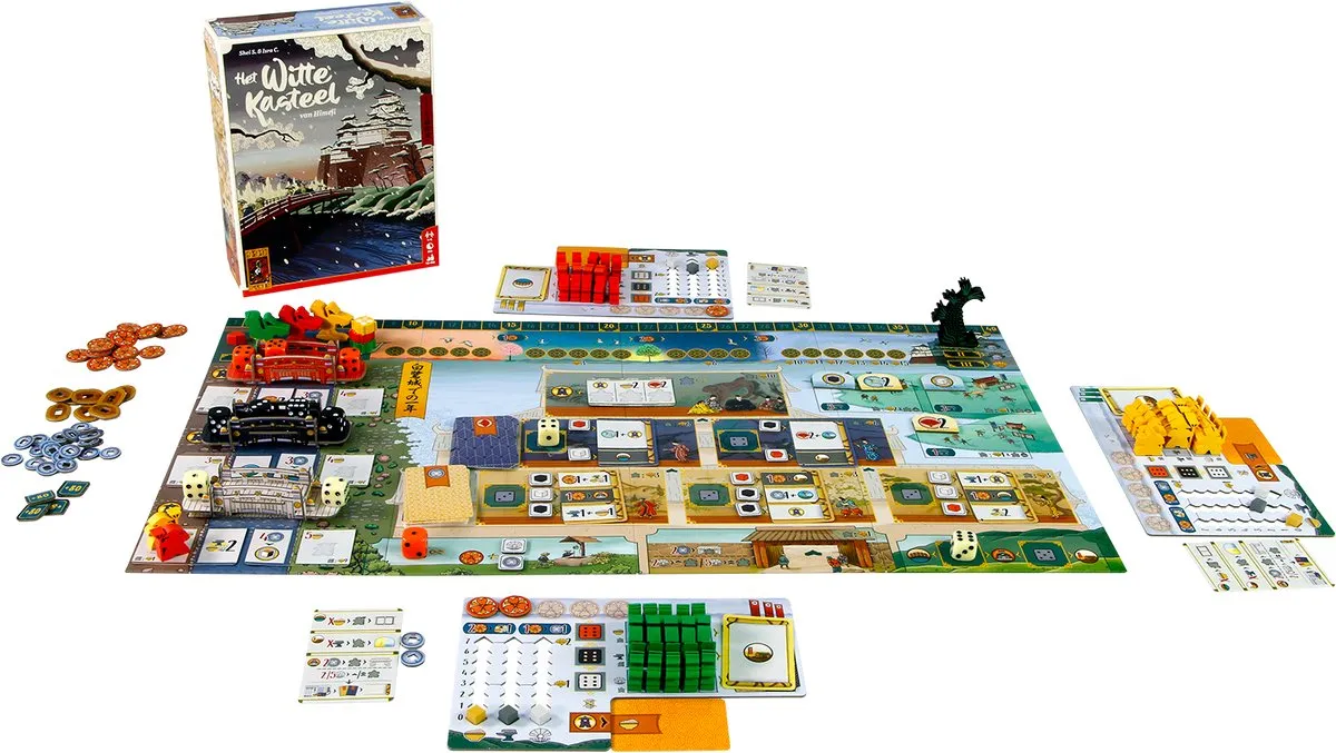 999 Games Het Witte Kasteel van Himeji Tactisch Bordspel - 4 Spelers