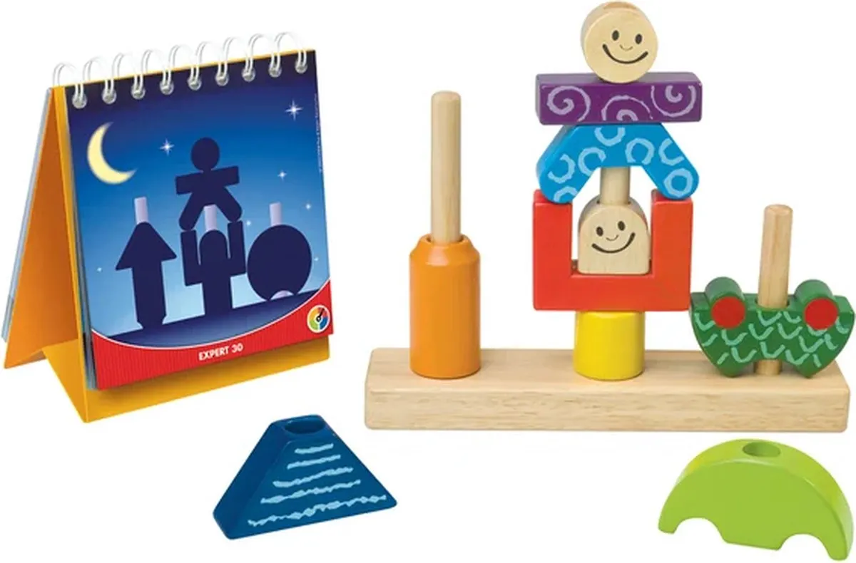 SmartGames Day & Night Houten Stapelspel - 48 Opdrachten - afbeelding 6 van 6