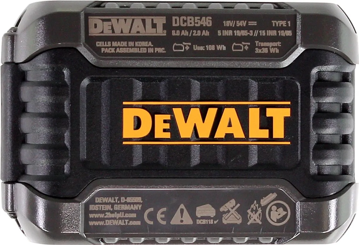DeWalt DCB 118 T3 XR FlexVolt Starterset - 3x 6,0Ah Accu - afbeelding 2 van 5