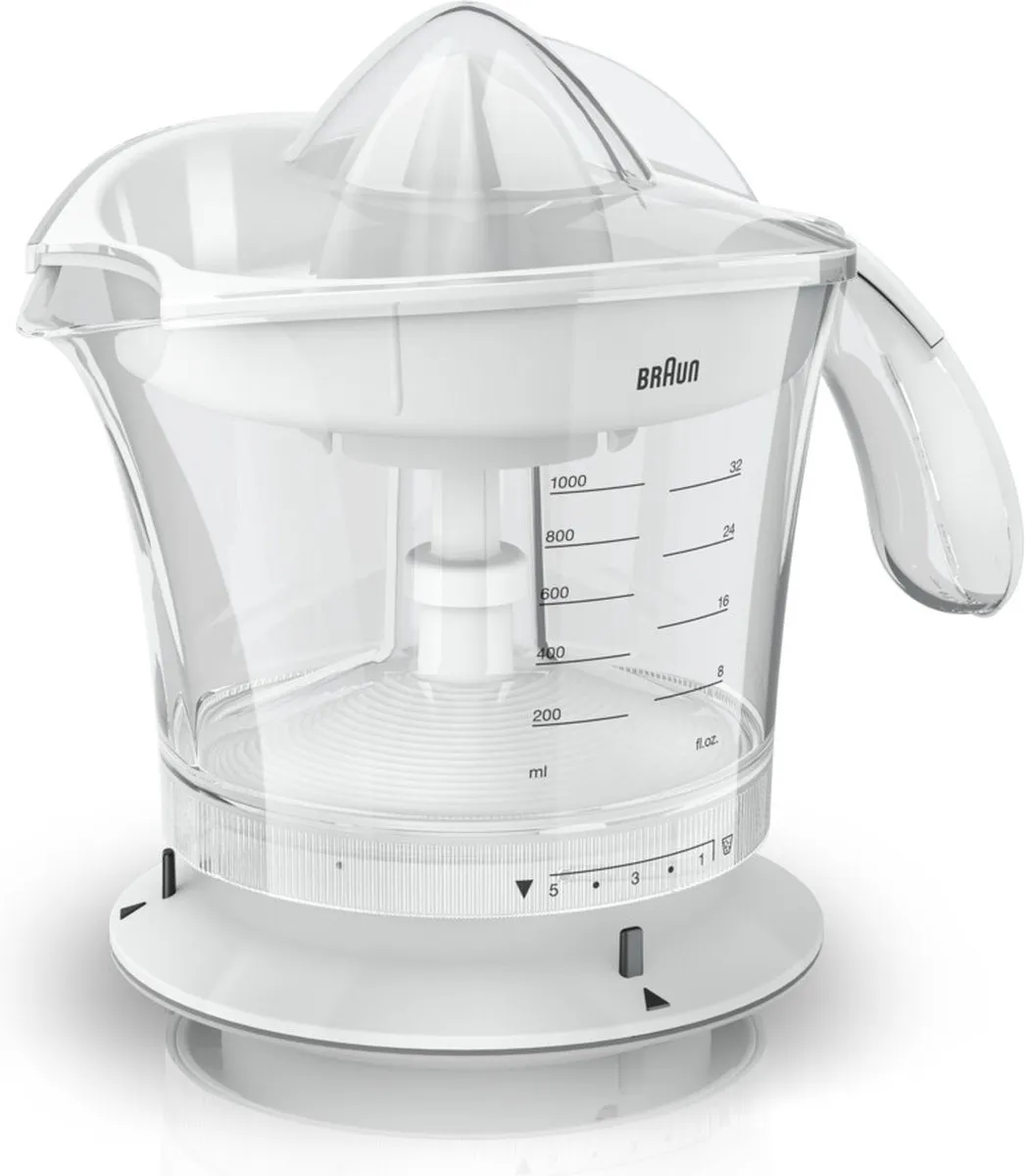 Braun CitrusQuick 1 MPZ9 Elektrische Citruspers - Wit