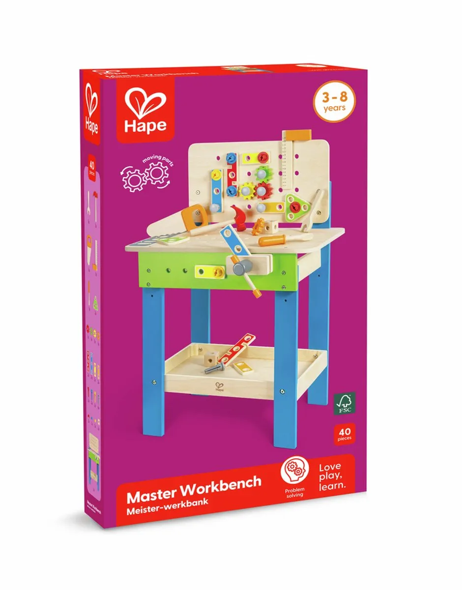 Hape Meesterwerkbank - Veelkleurig - afbeelding 6 van 11
