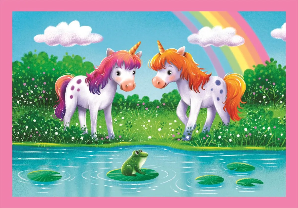 Clementoni Kinderpuzzel Een Dag met Eenhoorns 21740 - 72 Stuks - Multikleur - afbeelding 6 van 6