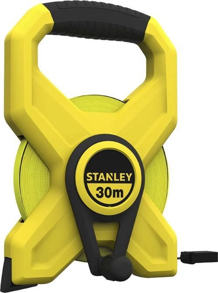 Stanley Landmeter Fiberglas 30m 12.7mm - 2-34-792 - Geel