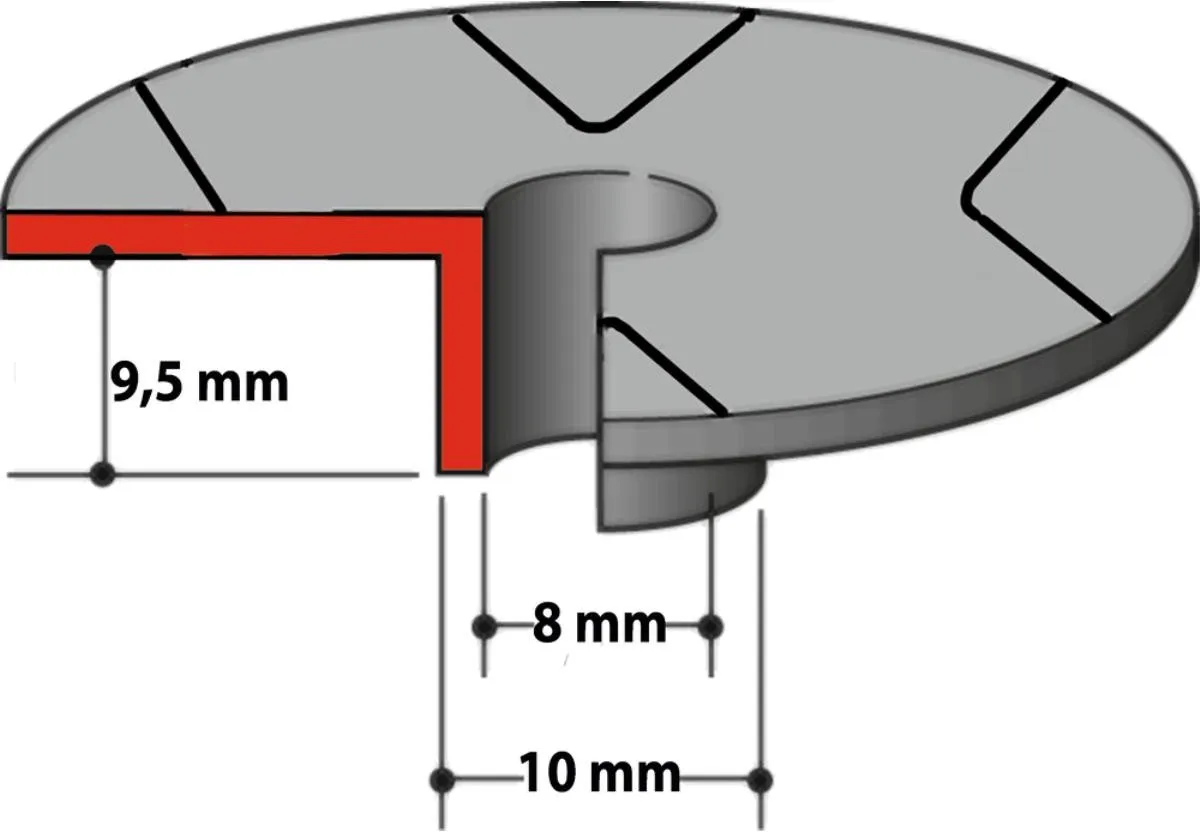 Makita 343577-5 Kopieerring 10mm