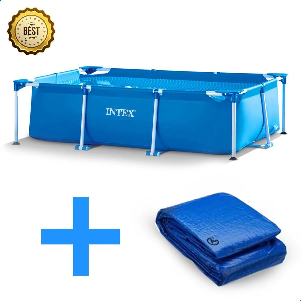 Intex Family Frame Zwembad 300x200x75cm - 3834L - Blauw