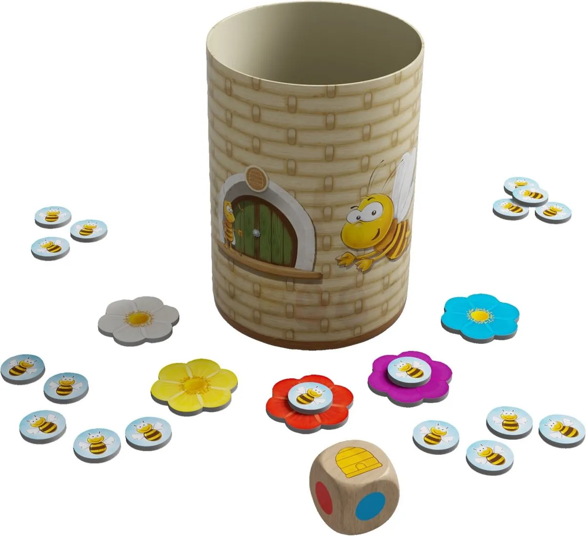 Haba Bella Bee Dobbelbeker - Multicolor - afbeelding 4 van 4