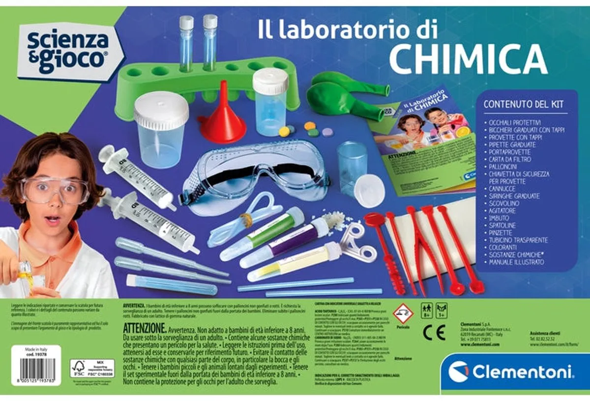 Clementoni Il Laboratorio Di Chimica Wetenschapsdoos