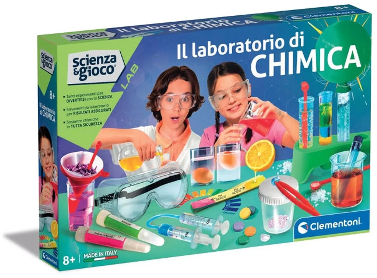 Clementoni Il Laboratorio Di Chimica Wetenschapsdoos - 6 Spelers - afbeelding 5 van 6