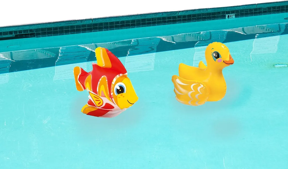 Intex Kleine Opblaas Zwembad Dieren 25cm - Multi