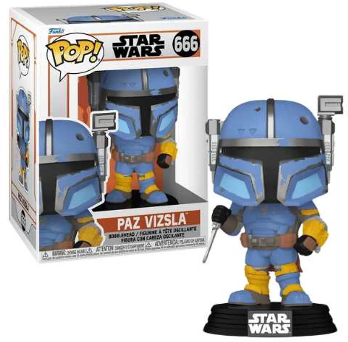 Funko Star Wars Paz Vizsla POP! 666 - Multikleur
