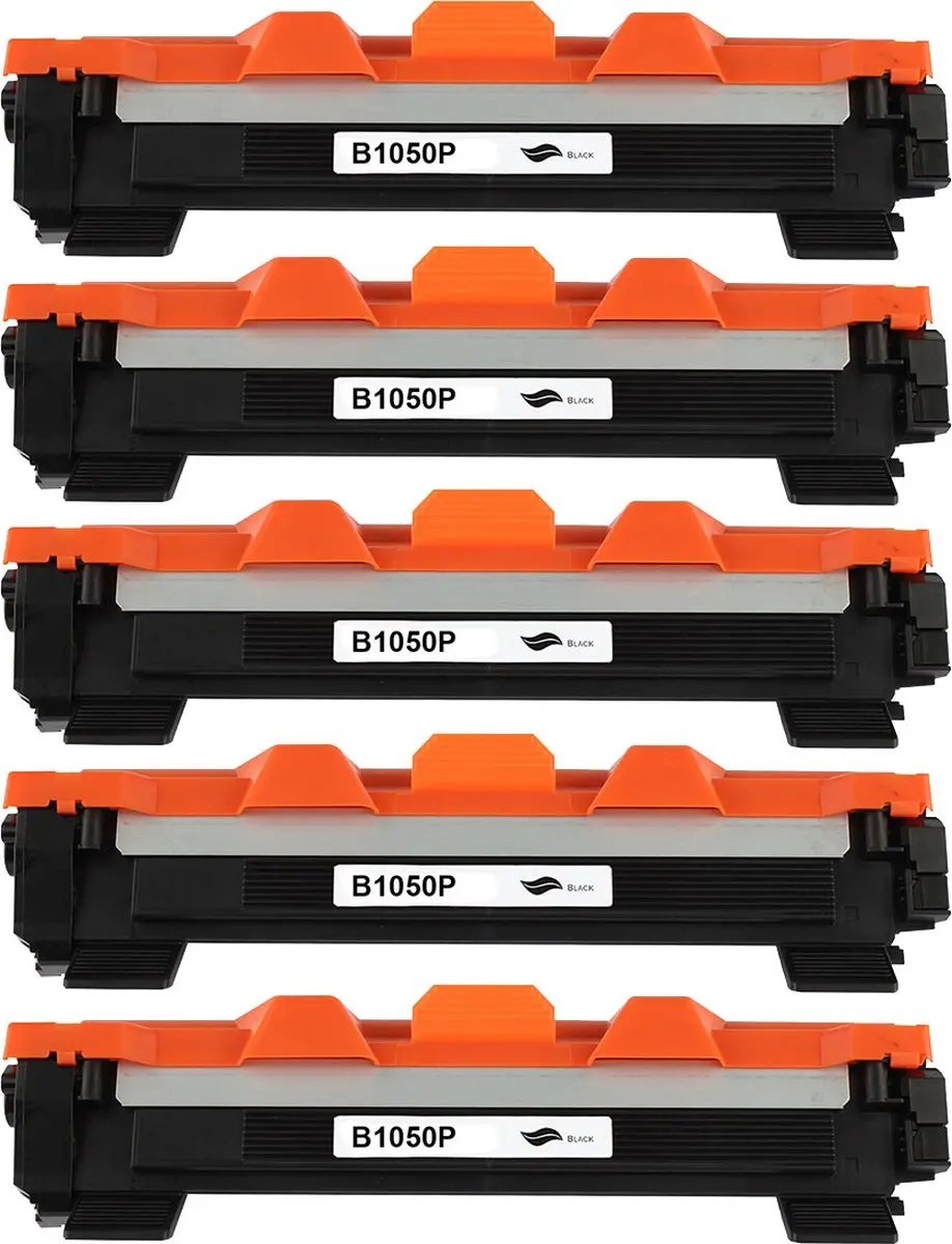 Brother TN-1050 Toner - 5 Stuks Zwart - 5.000 Pagina's