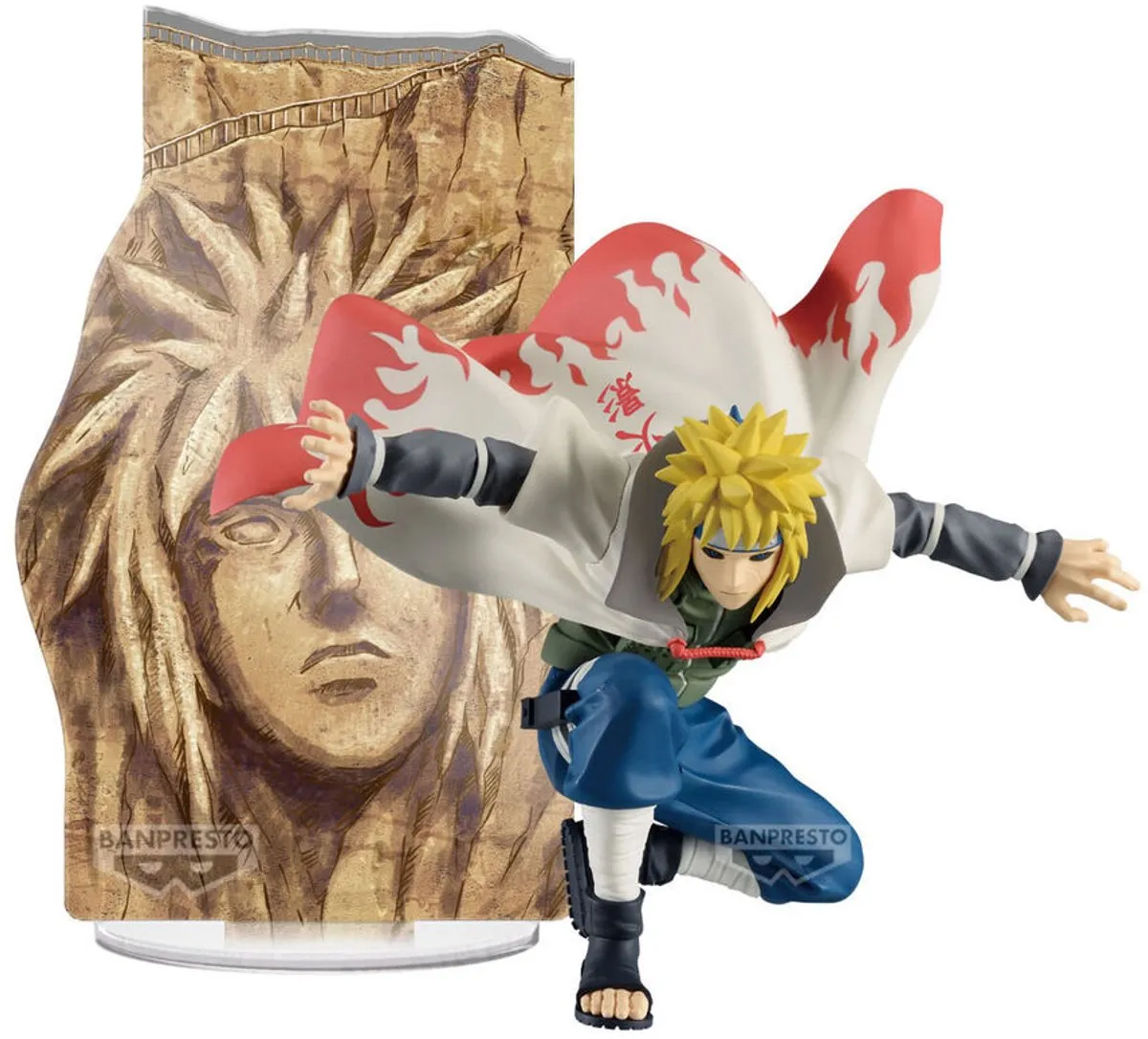 Bandai Namco Minato Namikaze Panel Spectacle Naruto Shippuden 15cm