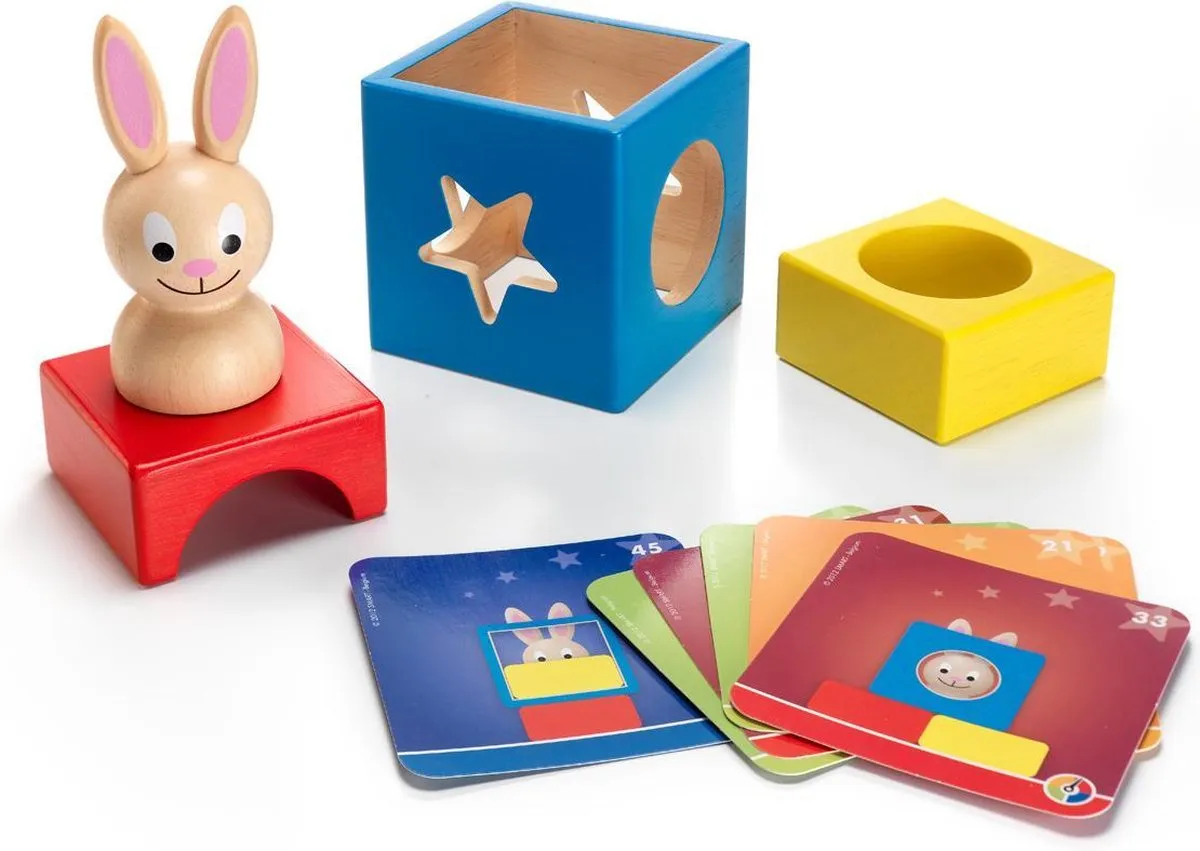 SmartGames Bunny Boo SG 037 - Houten Denkspel - 60 Opdrachten