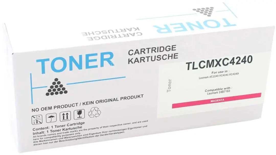 Lexmark 24B7183 Compatible Toner Magenta