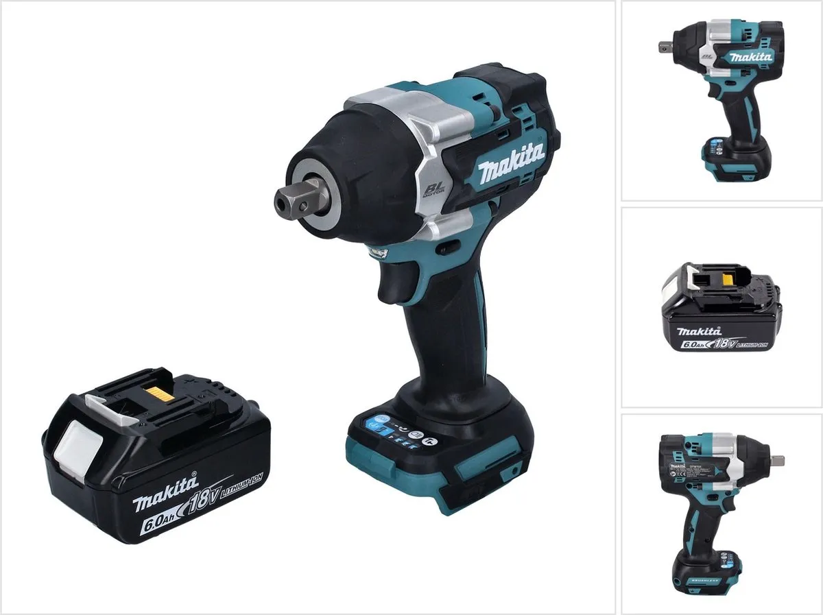 Makita DTW701G1 Accu Slagmoersleutel 18V 700Nm