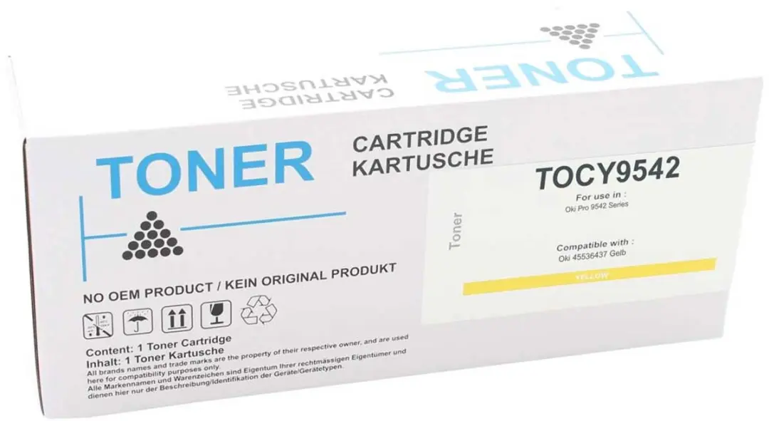 OKI TOCY9542 Compatible Toner Geel