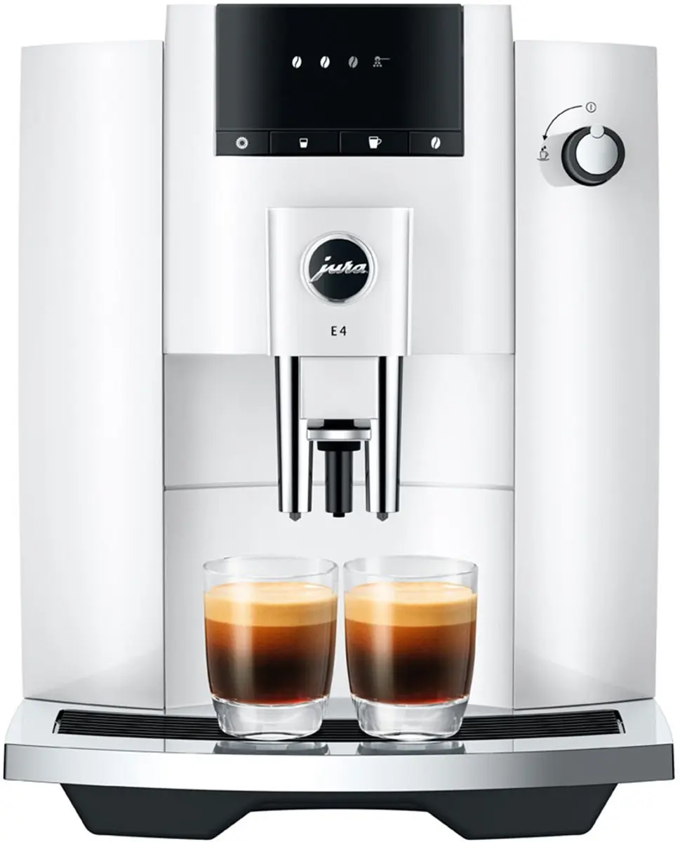 Jura E4 Piano White Volautomatische Espressomachine - 5 Programma's