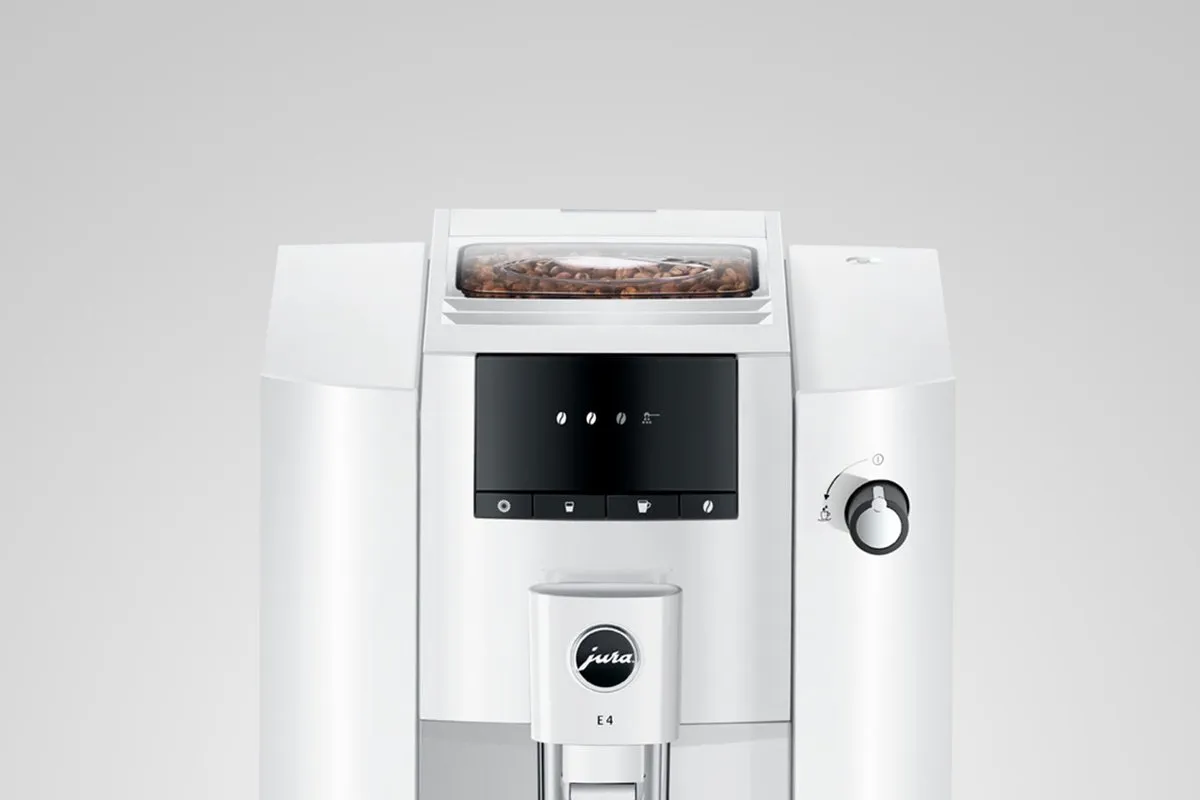 Jura E4 Piano White Volautomatische Espressomachine - 5 Programma's