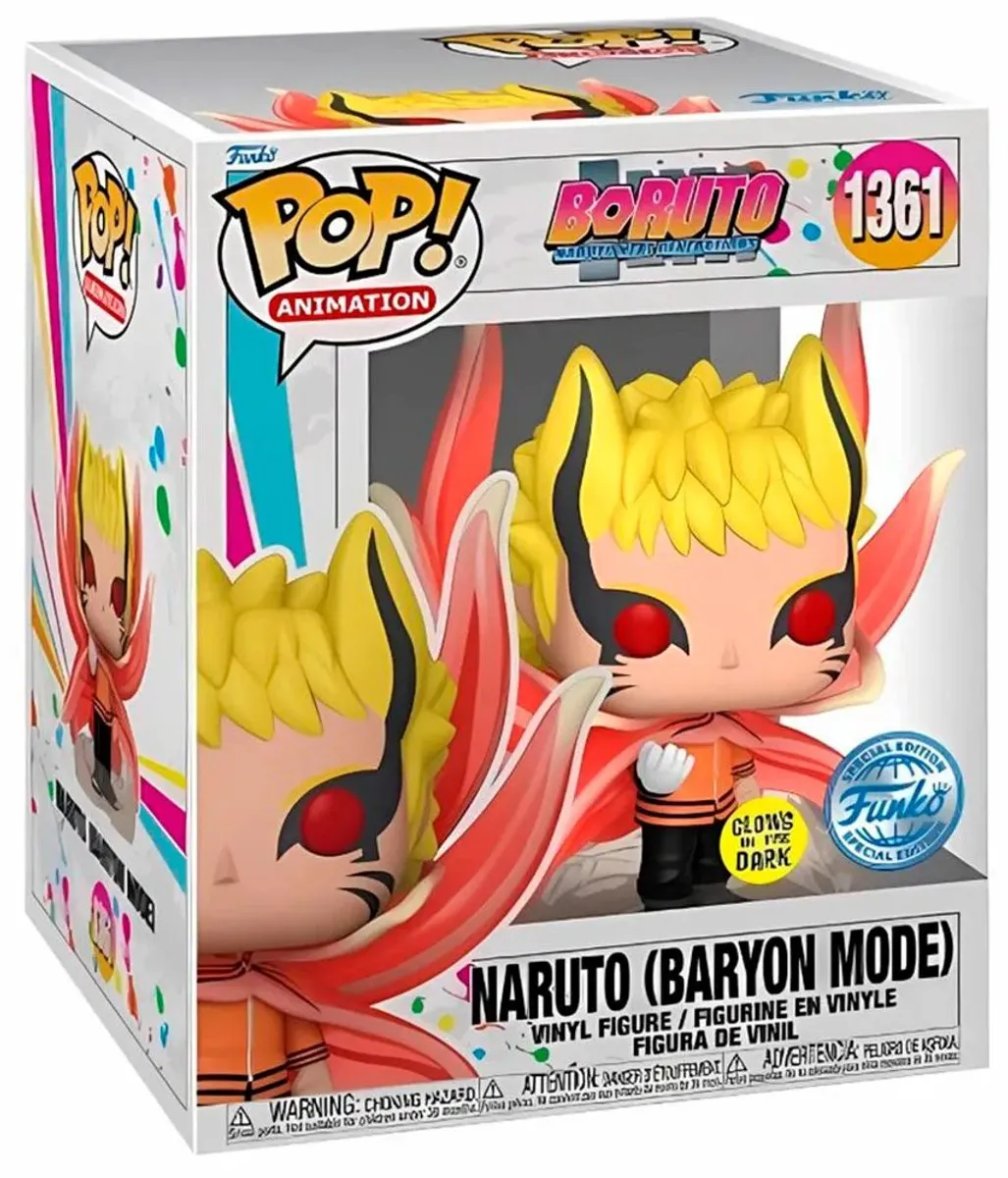 Funko POP! Naruto Baryon Mode Glow 6 Inch - Boruto Exclusief