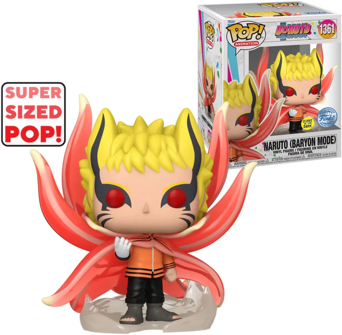 Funko POP! Naruto Baryon Mode Glow 6 Inch