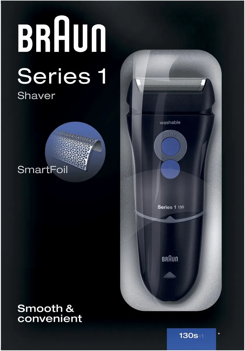 Braun Series 1 130s-1 Elektrisch Scheerapparaat - Zwart