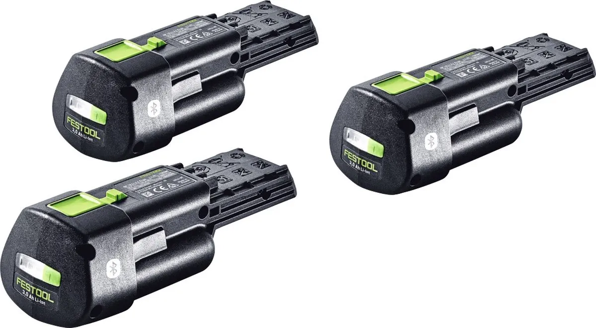 Festool BP 18 Li 3,0 Ergo I Accu Set - 3x 3000mAh