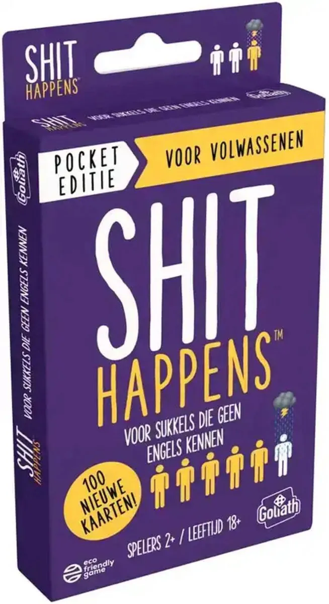 Goliath Shit Happens Pocket Editie Spel - 2+ spelers