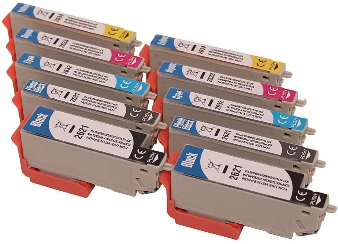 Epson C13T26214010 Inktcartridge Multipack 6-delig - 2x Zwart, 1x Cyaan, 1x Magenta, 2x Geel
