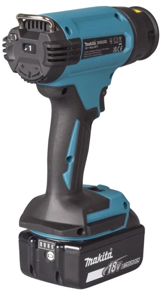 Makita DHG181ZJ Accu Heteluchtpistool 18V - 6 standen