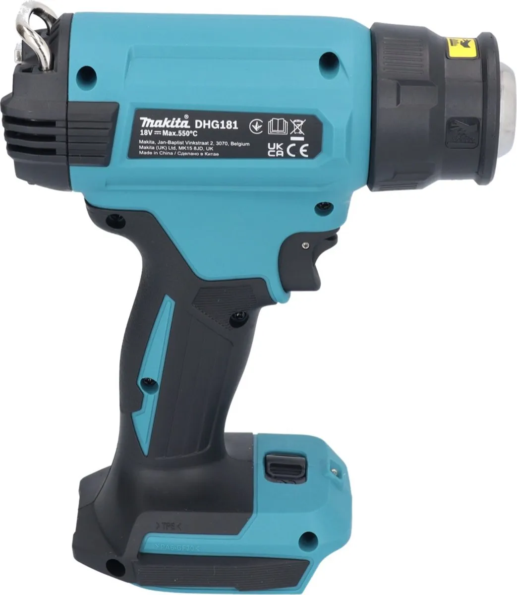 Makita DHG181ZJ Accu Heteluchtpistool 18V - 6 standen