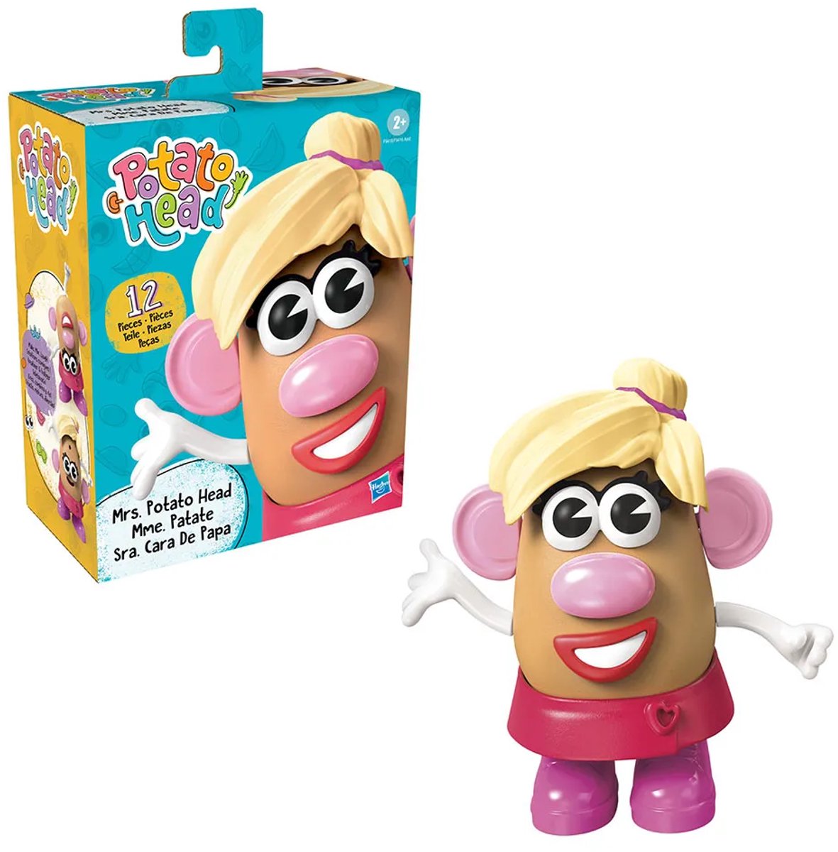 Hasbro Mrs Potato Head speelgoedfiguur - klassiek bouwspeelgoed.