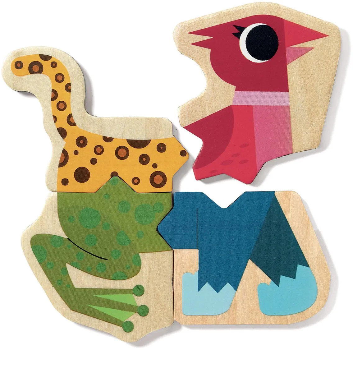 Djeco Mixanimo Magnetische Dieren - DJ03126 - Multicolor - afbeelding 3 van 6